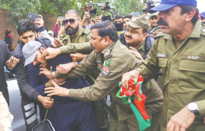 PTI Protesters